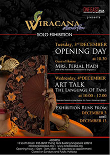 Wiracana Hand Fan Exhibition Art Talke